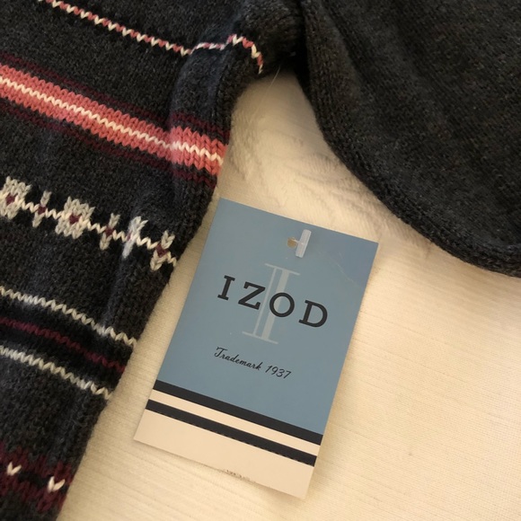 Izod Vintage ‘04 Autumn Retreat Sweater in Charcoal, never worn, size XL (NWOT) - Picture 5 of 7